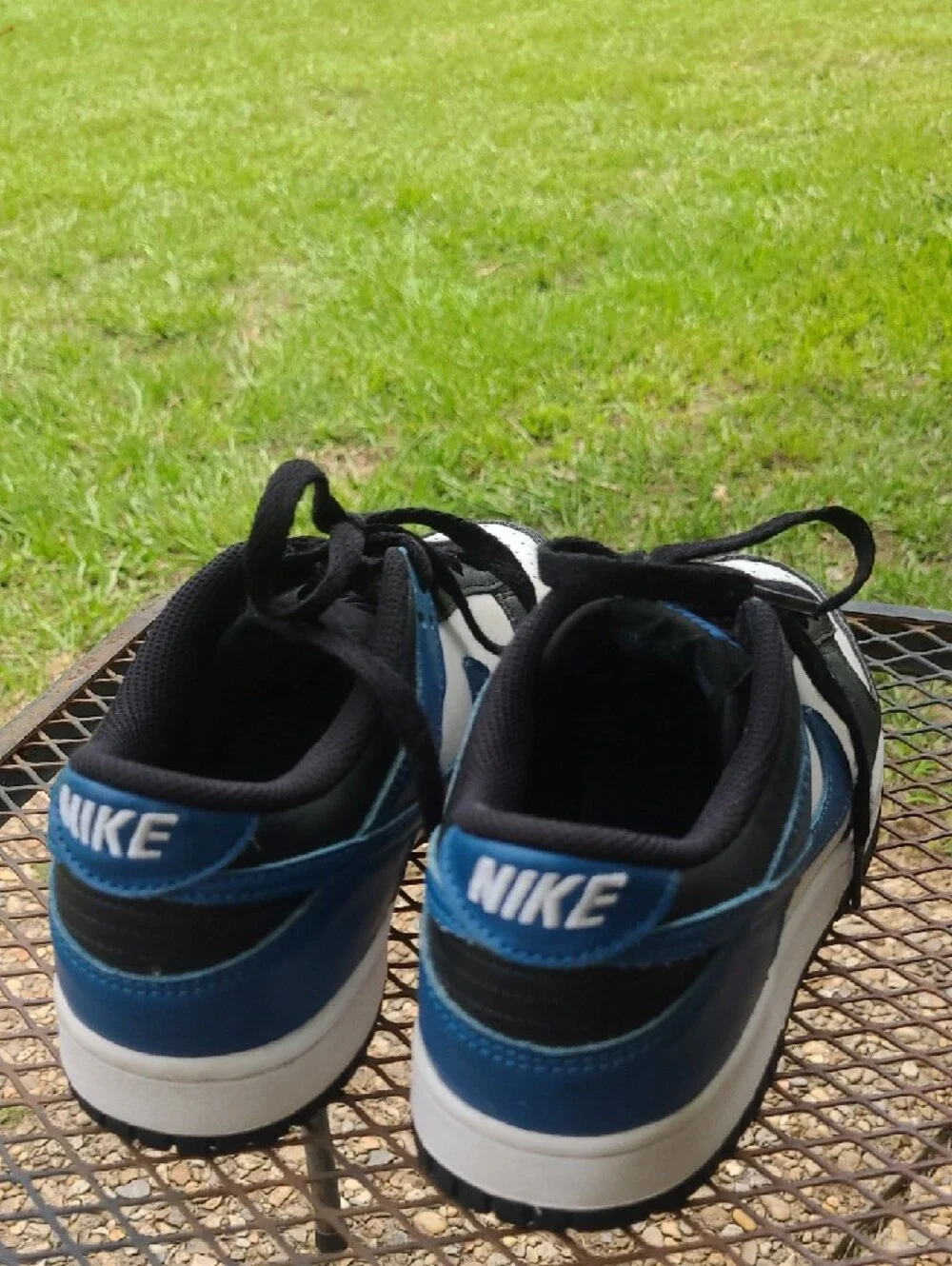Nike Dunk Low GS White Industrial Blue Size 6y